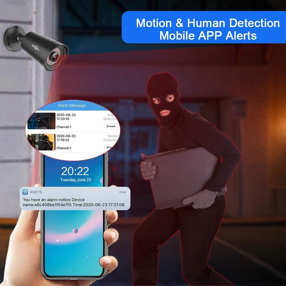 5MP 8 Channel Security Camera System with 3TB Hard Drive I362256