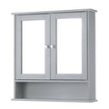2-Door Wall Mount Cabinet with Glass Doors and Shelves I326