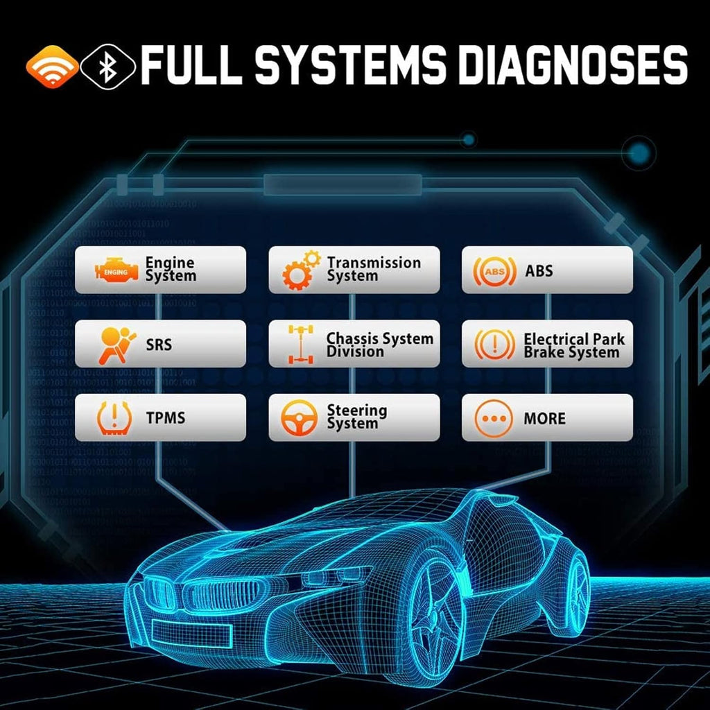 2022 Autel Scanner MaxiCOM MK808TS, Combination of Autel MK808BT and TS608, OE-Level TPMS Scan Tool with 28+ Service Functions, All Systems Diagnoses, Activate/Program/Relearn TPMS Sensors K628