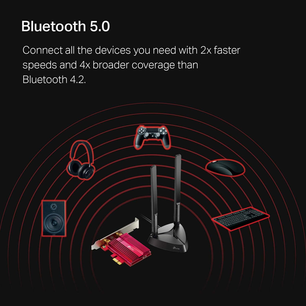 WiFi 6 AX3000 PCIe WiFi Card, Bluetooth 5.0, Dual Band Wireless Adapter P509