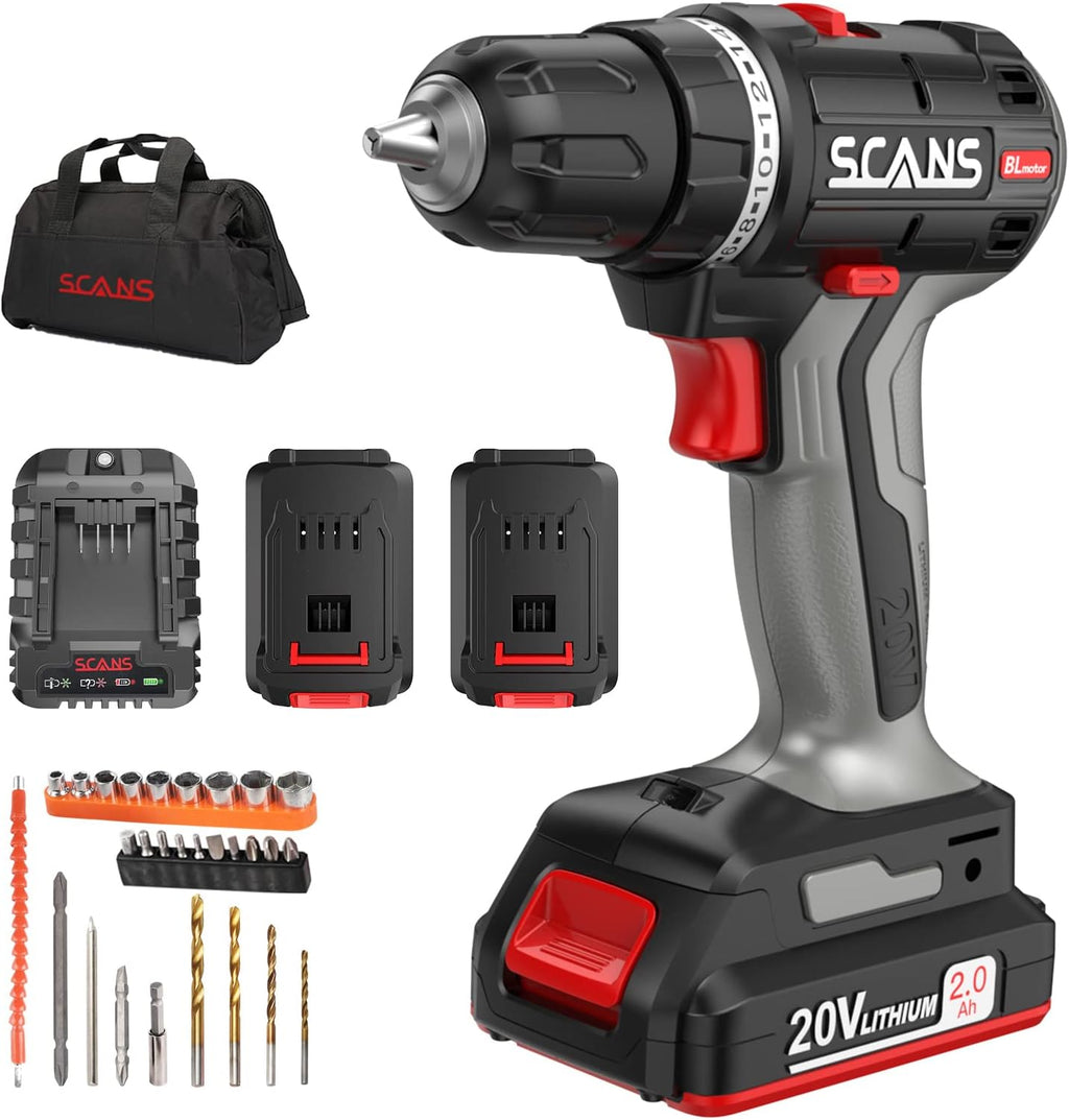 Cordless Drill/Driver Kit 20V MAX 3/8 Keyless Chuck M8376