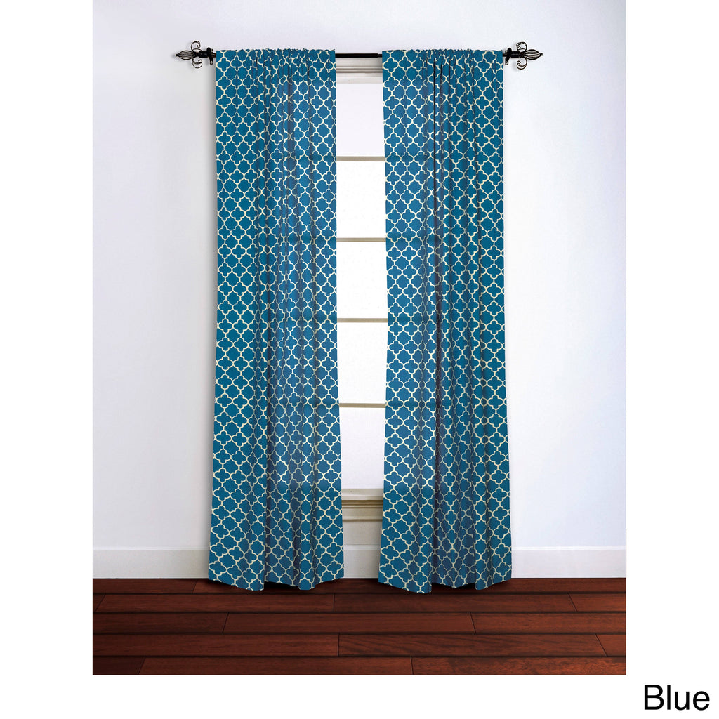 Cotton Window Panel 42x84 in Emerald O4051