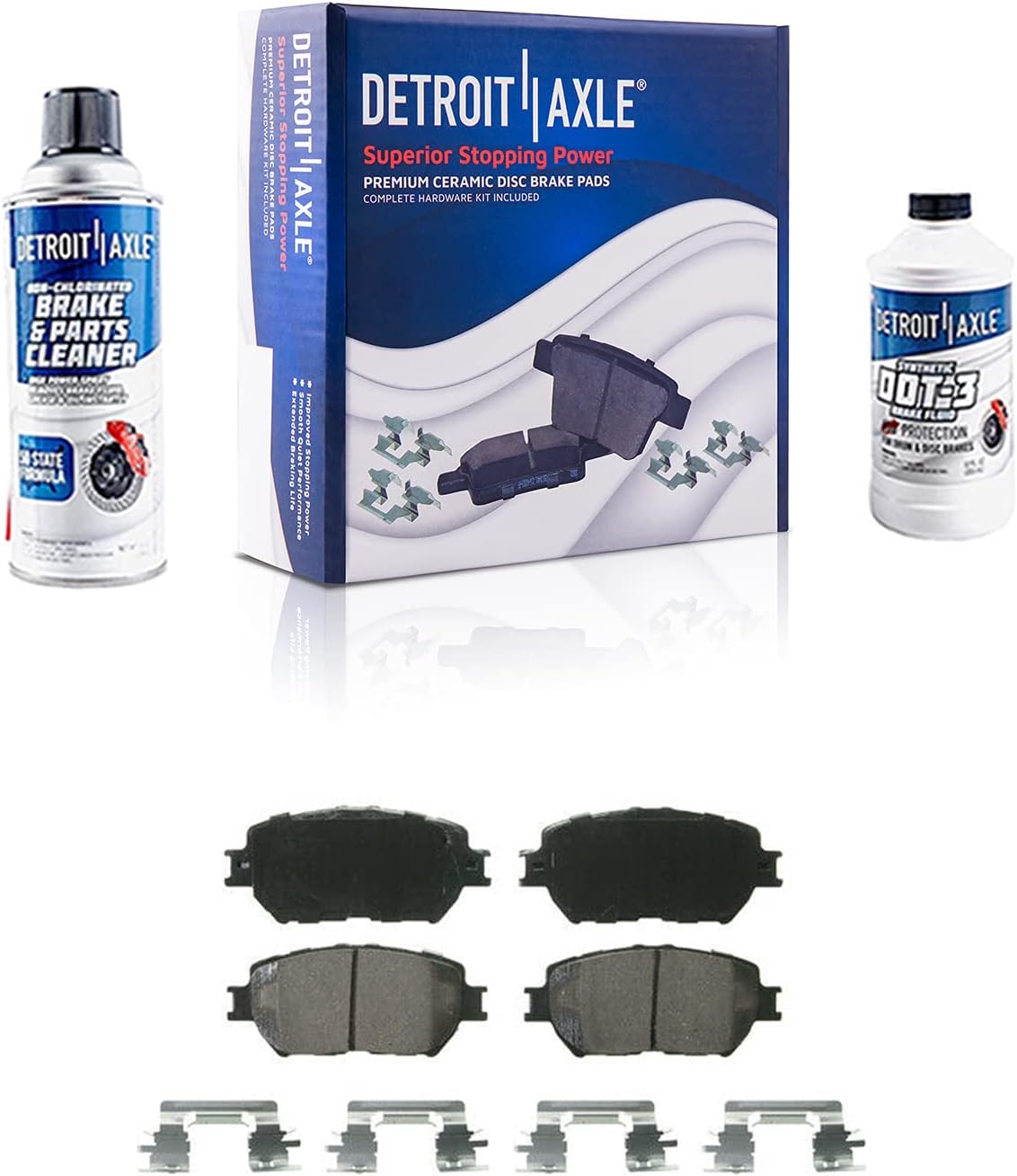 10.83 (275mm) Front Drilled and Slotted Disc Rotors + Brake Pads 6pc Set X24904