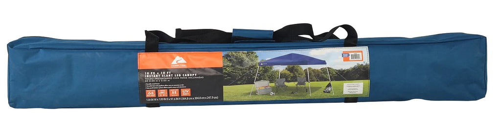 10' x 10' Instant Slant Leg Canopy Outdoor Shading Shelter I670457
