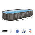 24' x 12' x 52" Oval Above Ground Swimming Pool Set N60395