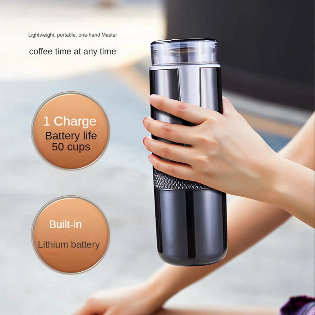 Rechargeable Portable Espresso Machine O82610