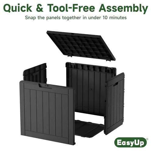 75 Gallon Waterproof Resin Outdoor Storage Box T5433
