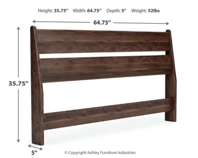 Queen Panel Headboard Mocha Y370040