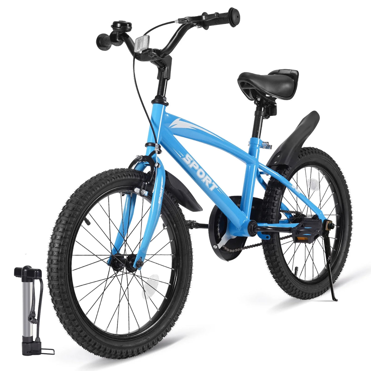 Blue Kids Bike with Removable Training Wheels F510214
