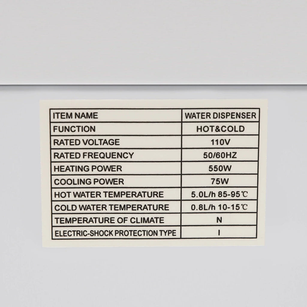 Top Loading Hot & Cold Water Cooler Dispenser T9237