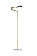 Black Brass Floor Lamp F9381