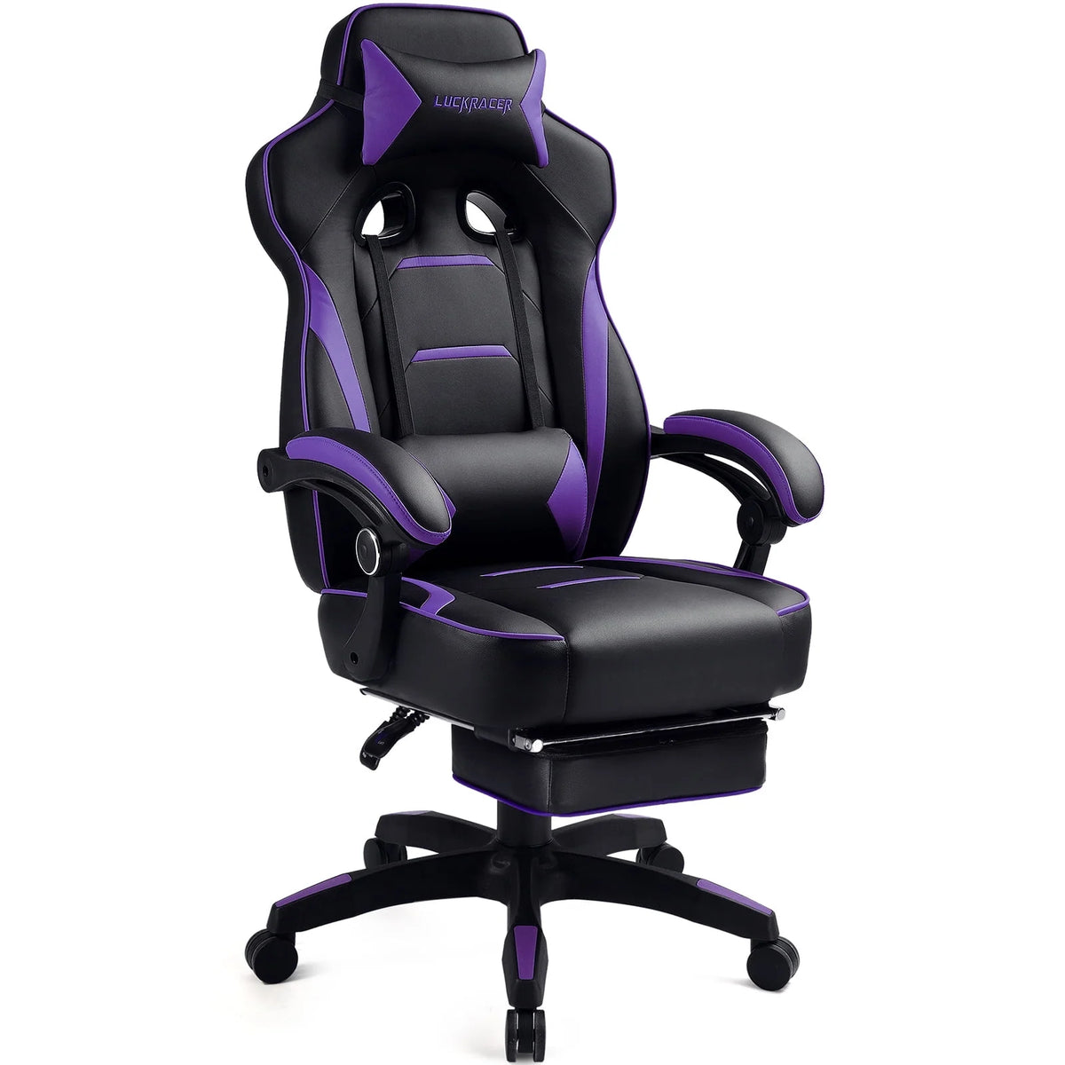 Purple Ergonomic Swivel Gaming Chair F6366