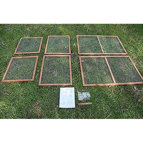 Wooden Chicken Coop Rabbit Hutch with Mesh Run Q55297