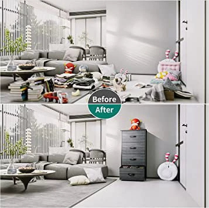 4 Drawer Fabric Storage Dresser F284