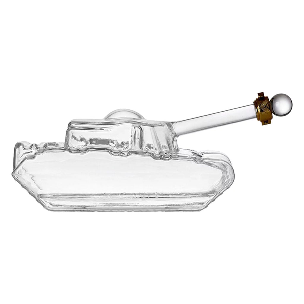 Tank Shaped Clear Decanter V4905