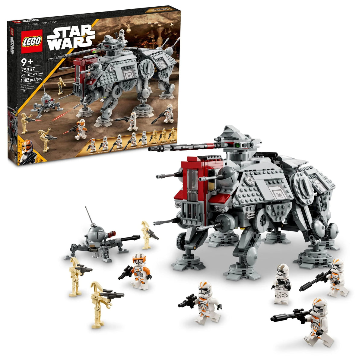 Poseable Toy with Clone Troopers & Battle Droid Figures G4077