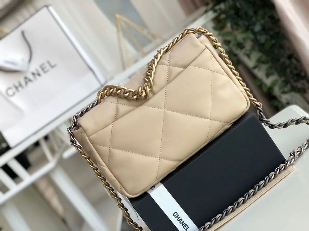 Beige Flap Bag N63331