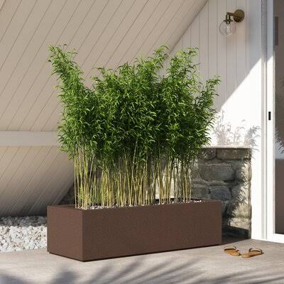 Polymer Planter Box Chocolate Brown I5420