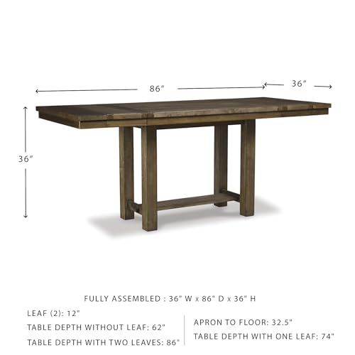 White Dining Extension Table with Trestle Base O783241