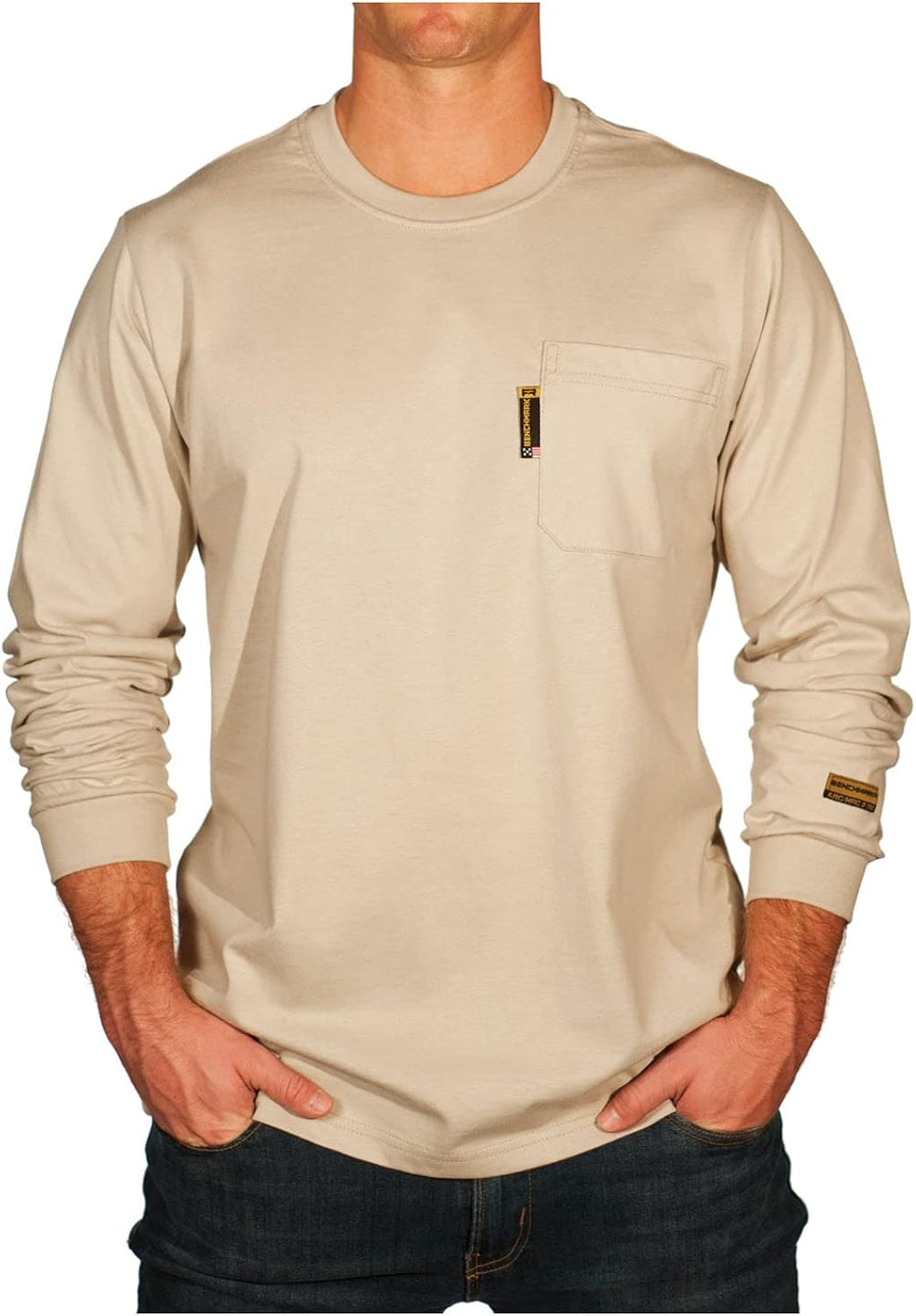 Flame Resistant Long Sleeve T-Shirt with Pocket C75074