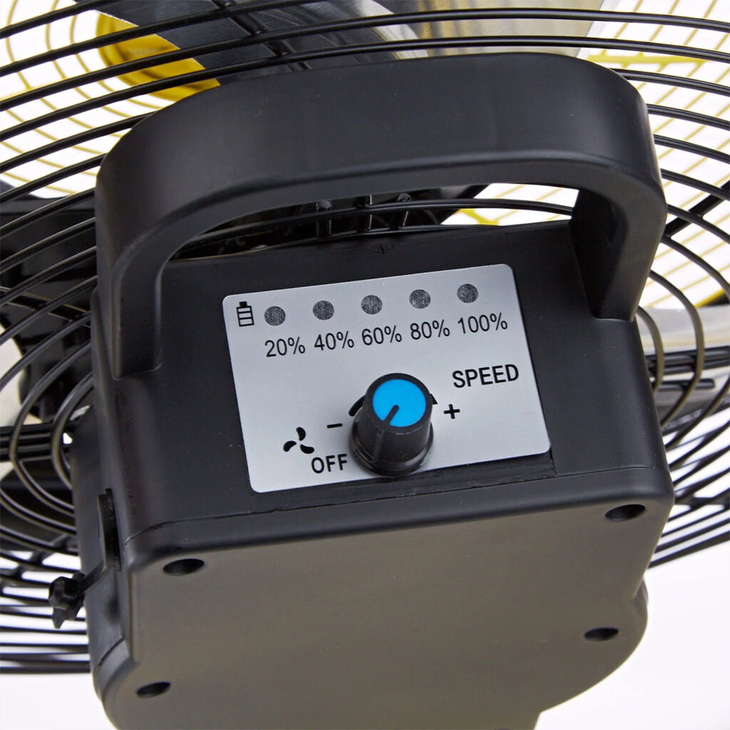 12 In Rechargeable Battery Variable Speed Fan O802000