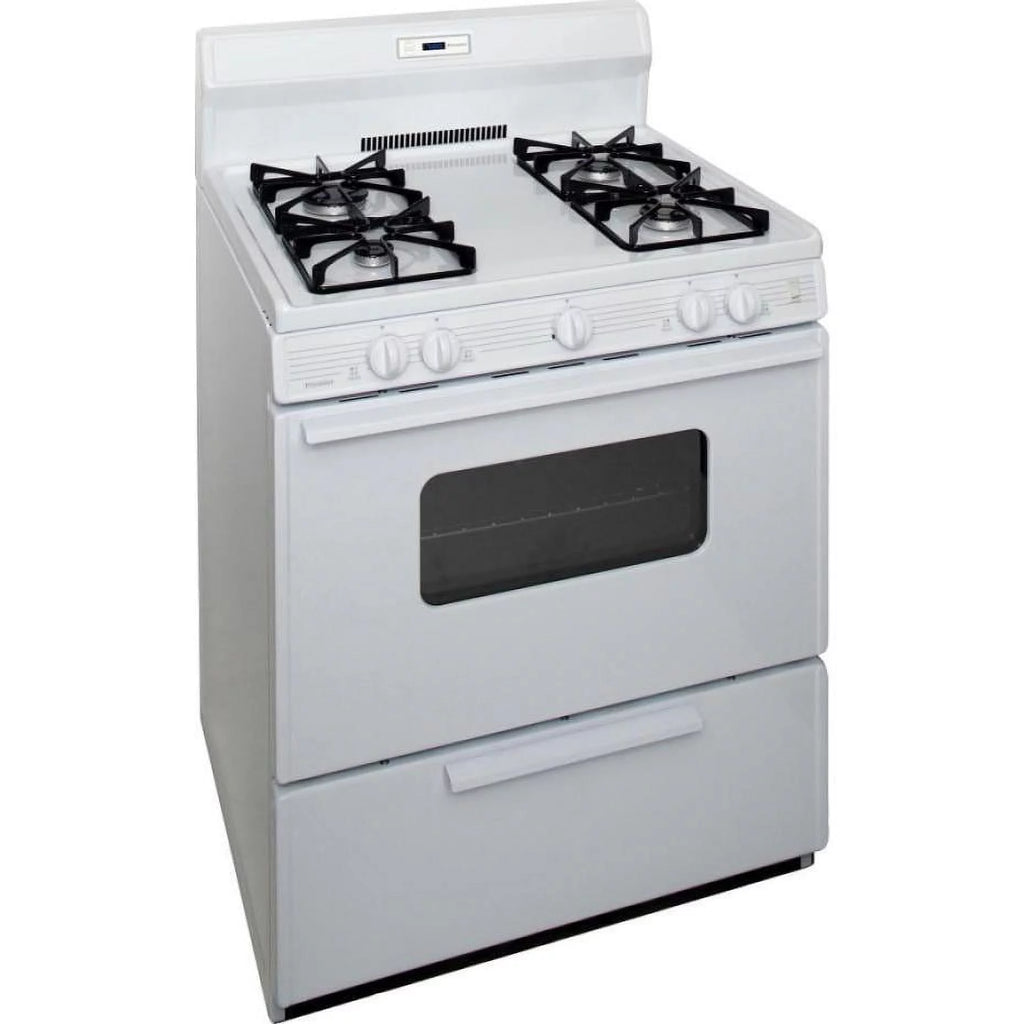 30" Free Standing Gas Range White R394023