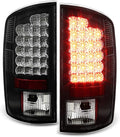 Chrome LED Tail Lights Brake Lamps Set Left+Right D38753