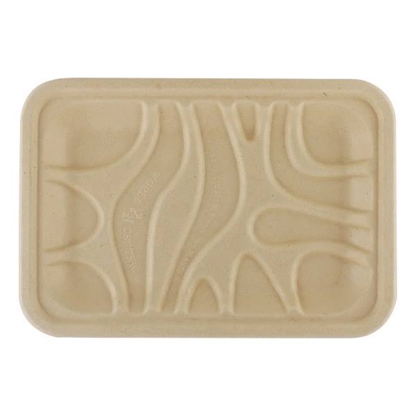 Fiber Trays 8.2 x 5.7 x 0.7 Natural 500/Carton Q40481