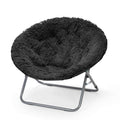 Oversized Faux Fur Moon Chair L4753