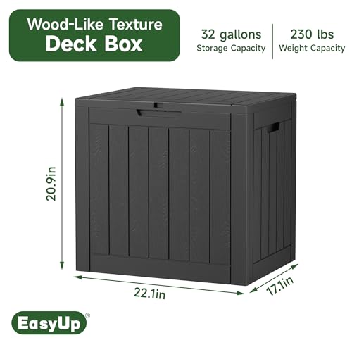 75 Gallon Waterproof Resin Outdoor Storage Box T5433