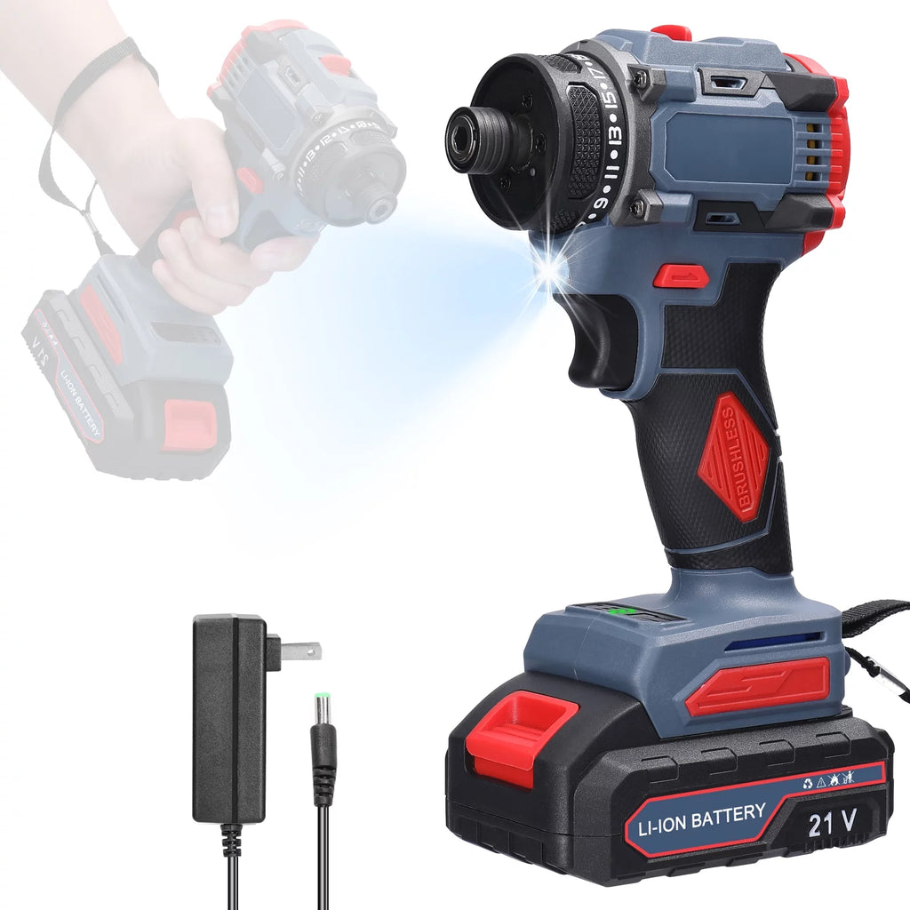 21V Electric Screwdriver 55Nm Torque K408