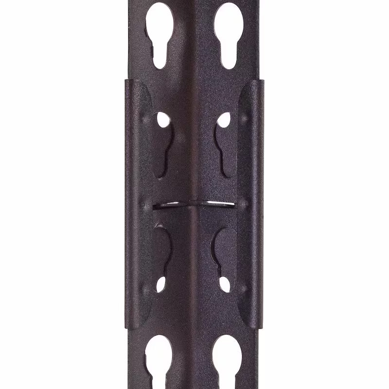 5-Tier Heavy Duty Steel Shelving Unit in Black Z30556