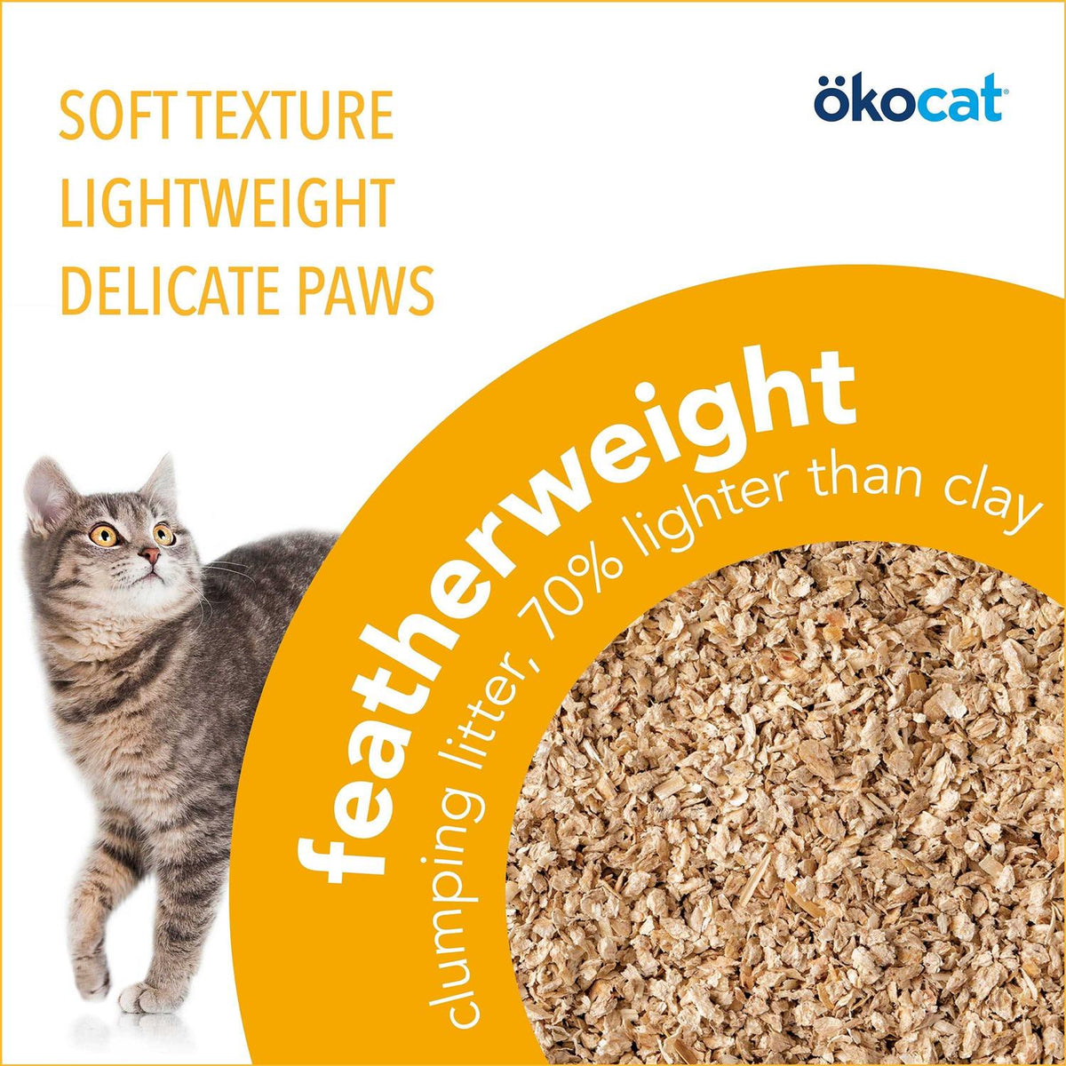 Featherweight Clumping Wood Cat Litter Q252414