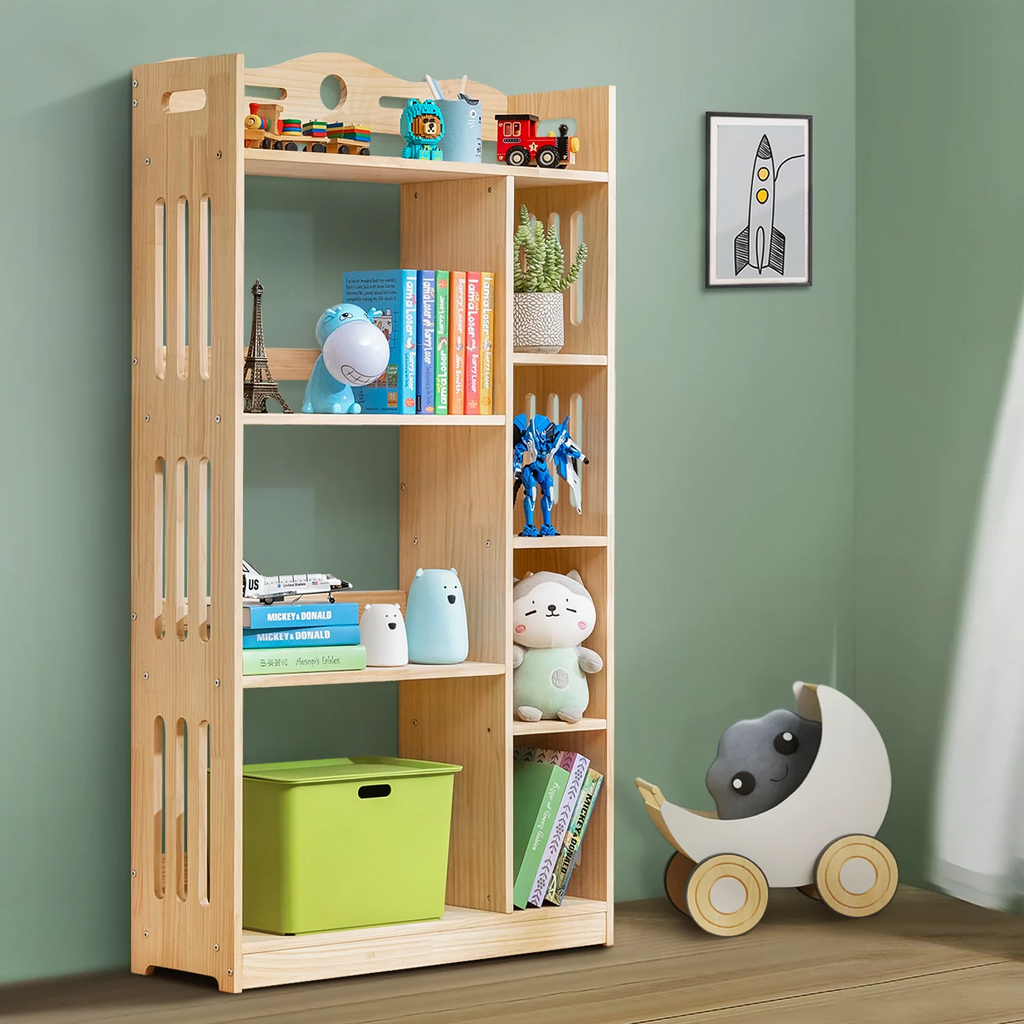 5 Tiers Wood Bookshelf L88187
