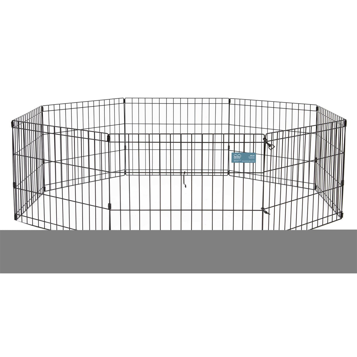 Black 18-Inch Dog Exercise Pen & Playpen R54219