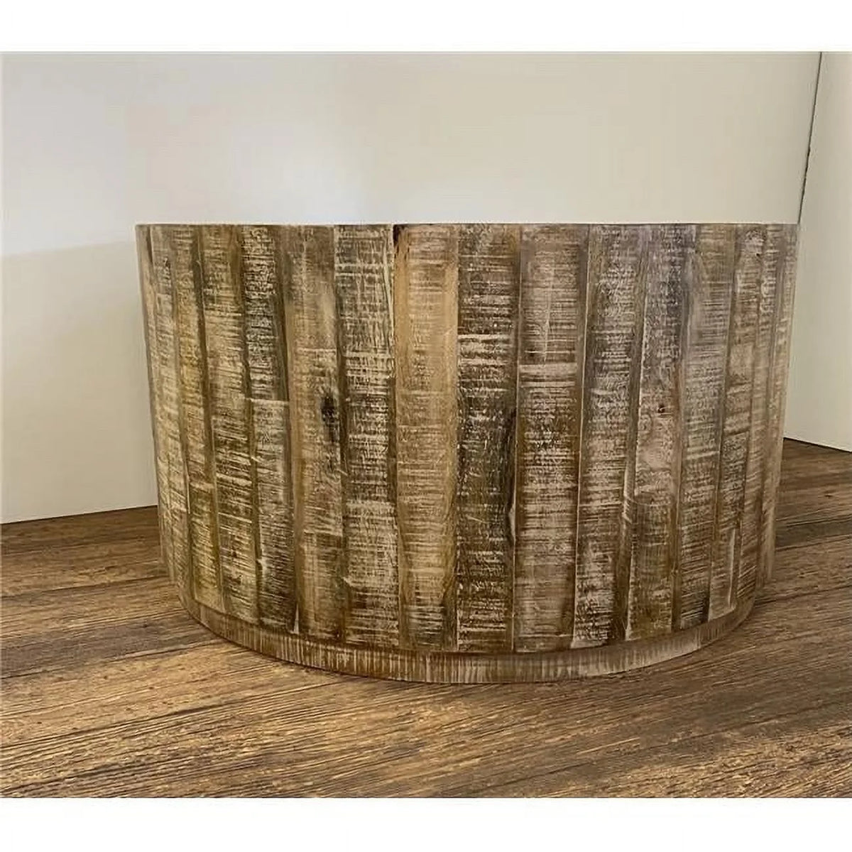Rustic Round Stump Coffee Table F357