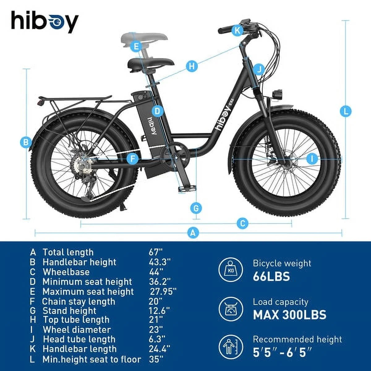 Electric Bike 20x 4.0 Fat Tire 500W 48V 15AH Black T620777
