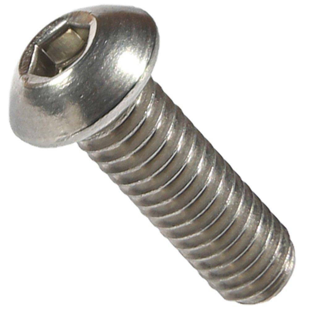 Button Head Socket Cap Screws 18-8 Stainless Steel 5 count G715175