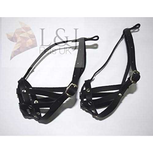 Leather Dog Muzzle Y4305