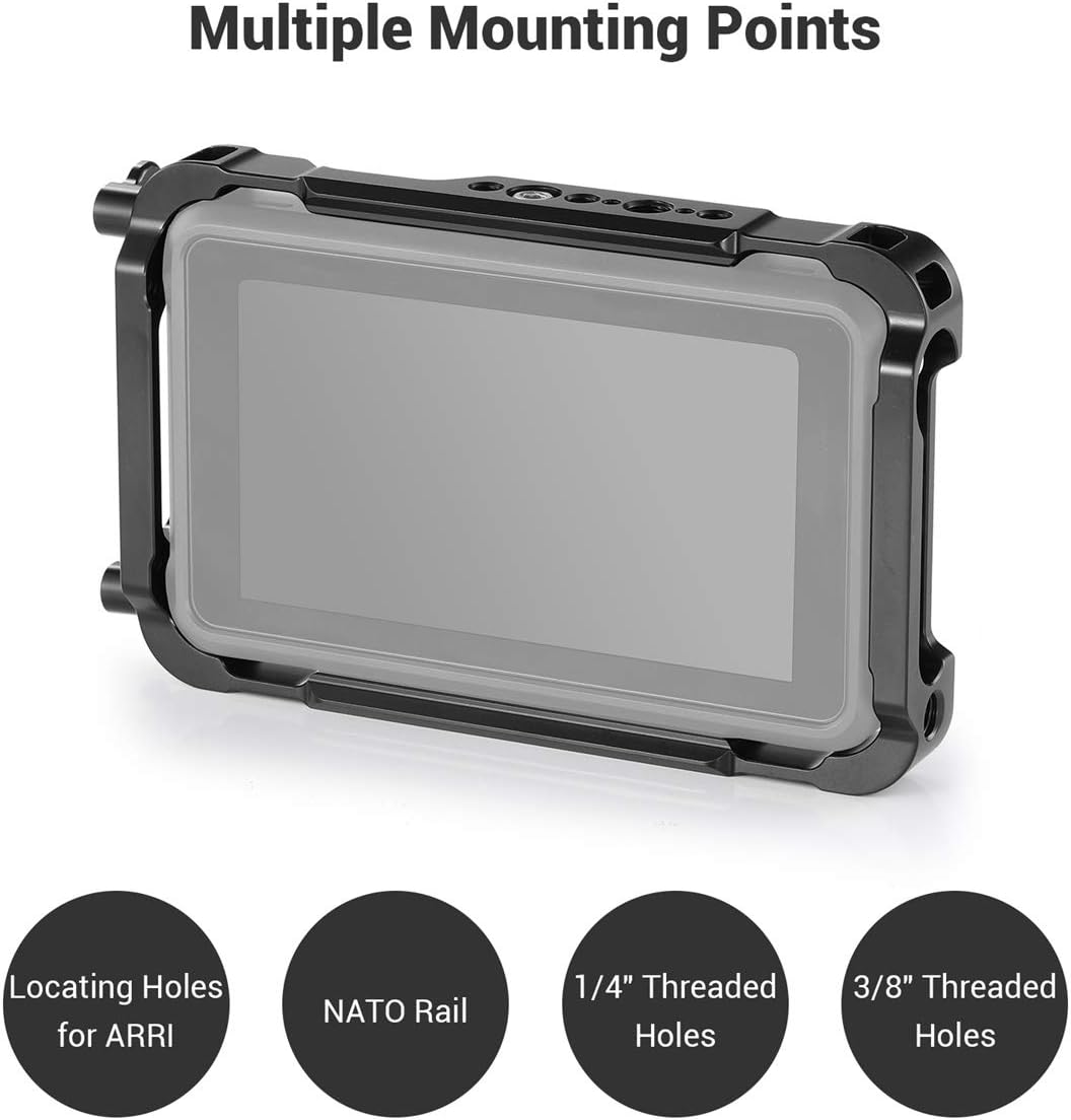 Monitor Cage with NATO Rail and HDMI Cable Clamp H3867