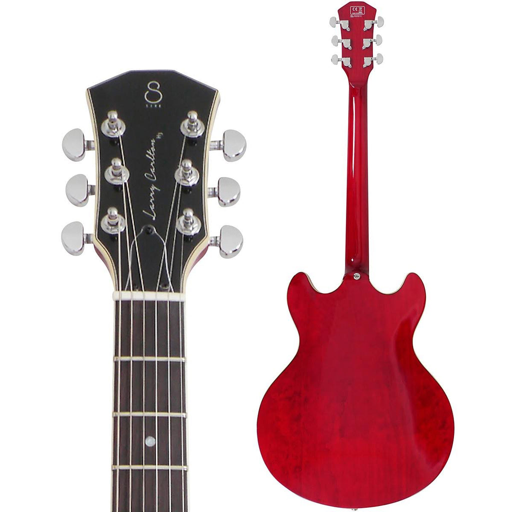 See-Thru Red Hollowbody Electric Guitar L62318