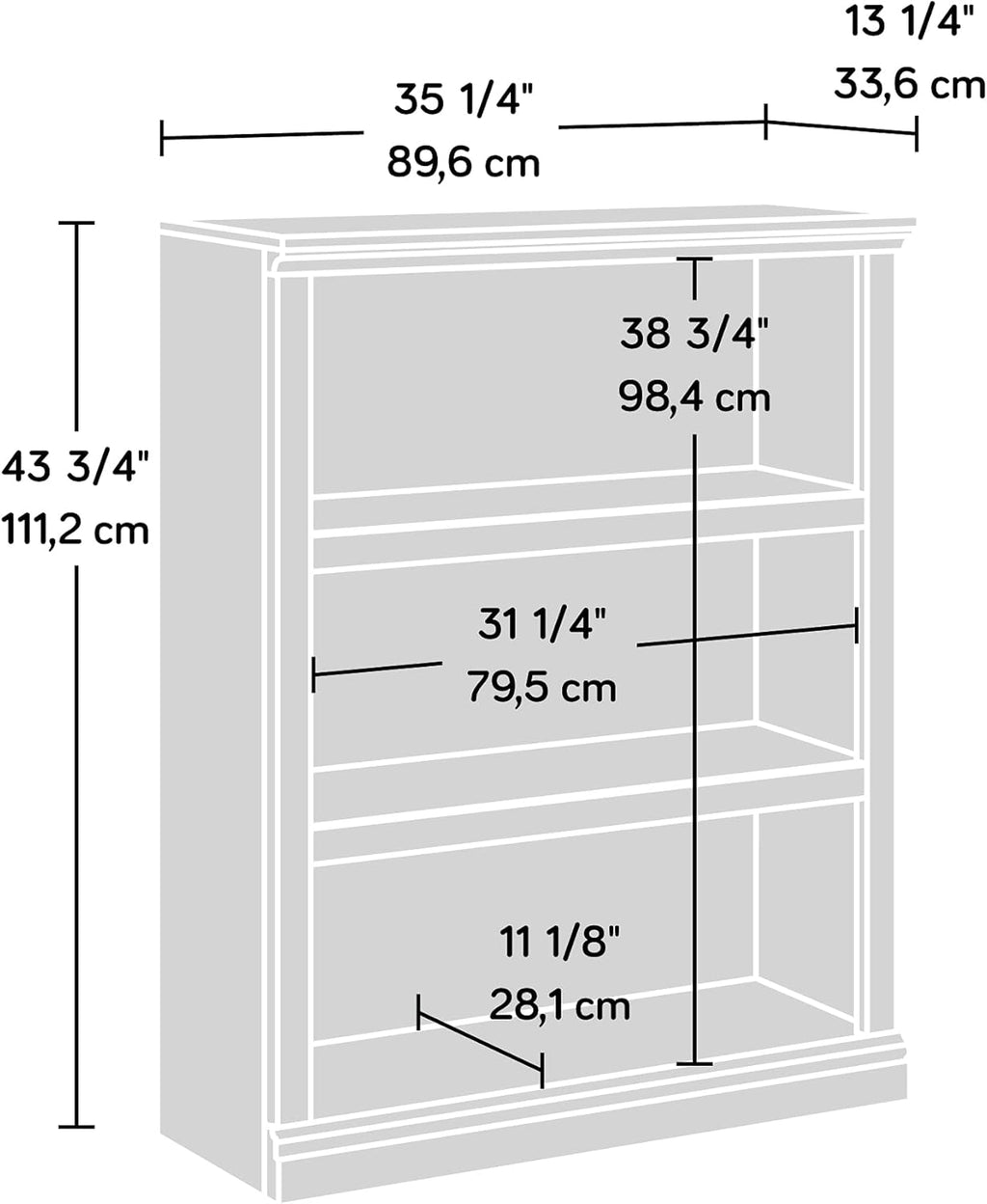 White Bookcase Y974