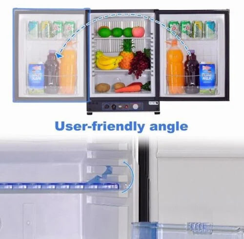1.4 Cu ft 3 Way Propane Gas Mini Refrigerator Reversible Door I422284