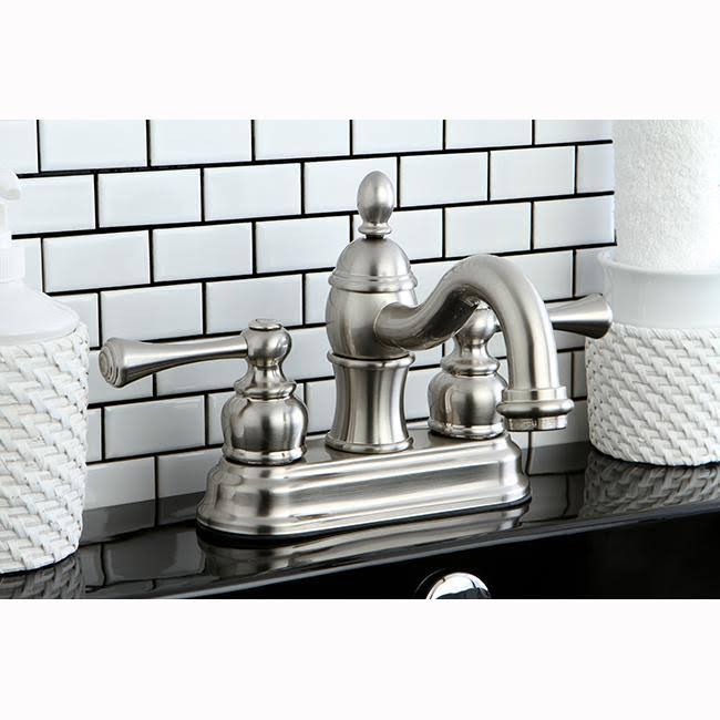Oil Rubbed Bronze Two-Handle Centerset Lavatory Faucet with Pop-Up B55264