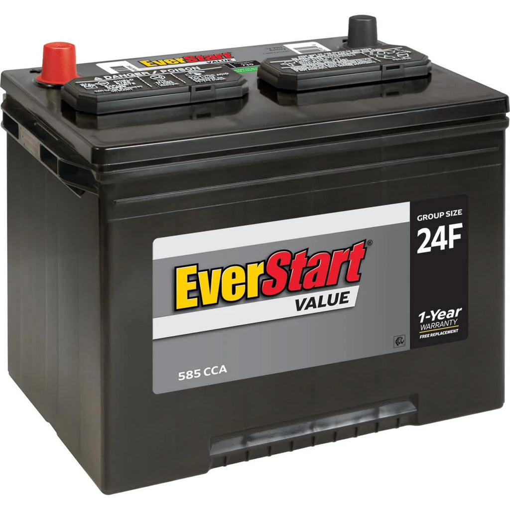 Lead Acid Automotive Battery Group Size 24F 12 Volt 585 CCA H809