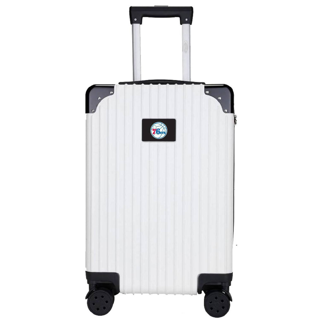 Philadelphia 76ers White Carry on Suitcase V96433