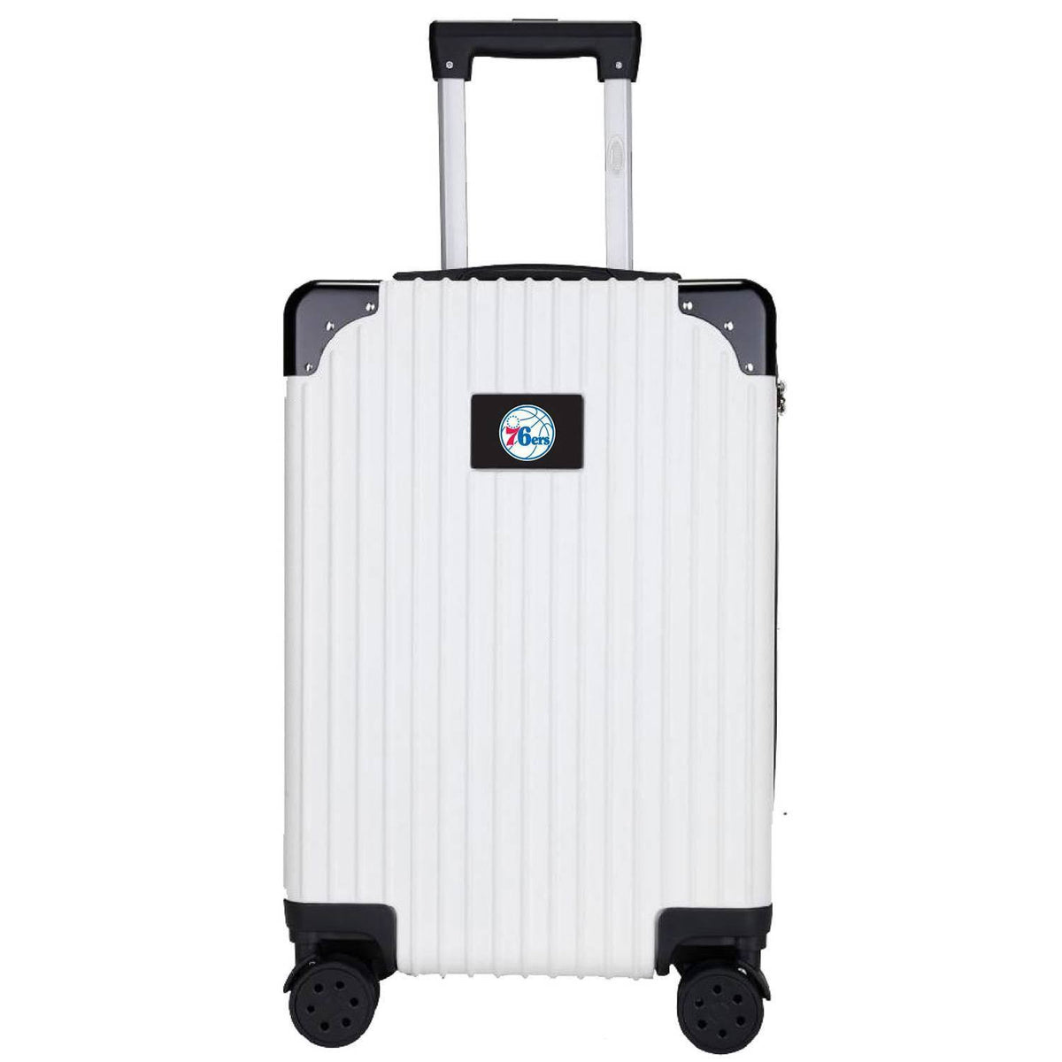 Philadelphia 76ers White Carry on Suitcase V96433