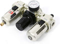 Compressed Air Filter Regulator Lubricator 1/4 NPT with Gauge and Bracket P1134