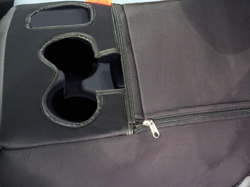 Custom Fit Pickup Truck Neoprene Front Seat Covers Gray Black A3305