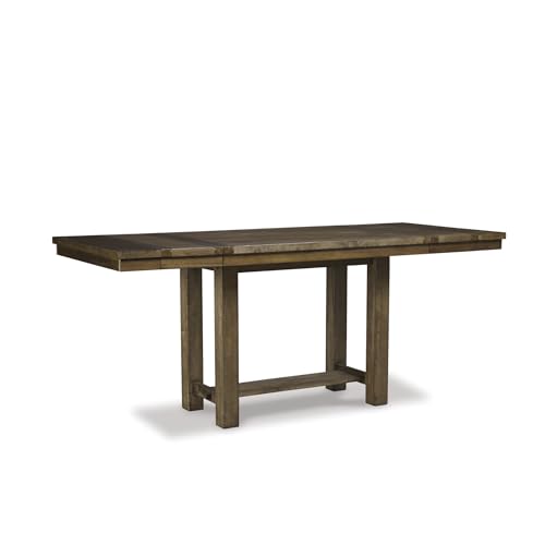 White Dining Extension Table with Trestle Base O783241